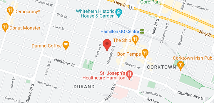 map of 407 40 ROBINSON Street